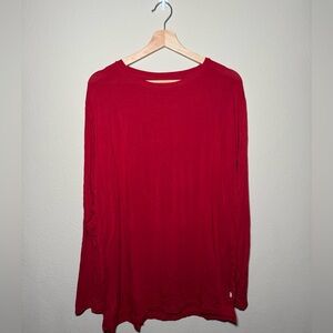 Little Sleepies Men’s XL Red Long Sleeve Crew Neck Holiday PJ Top